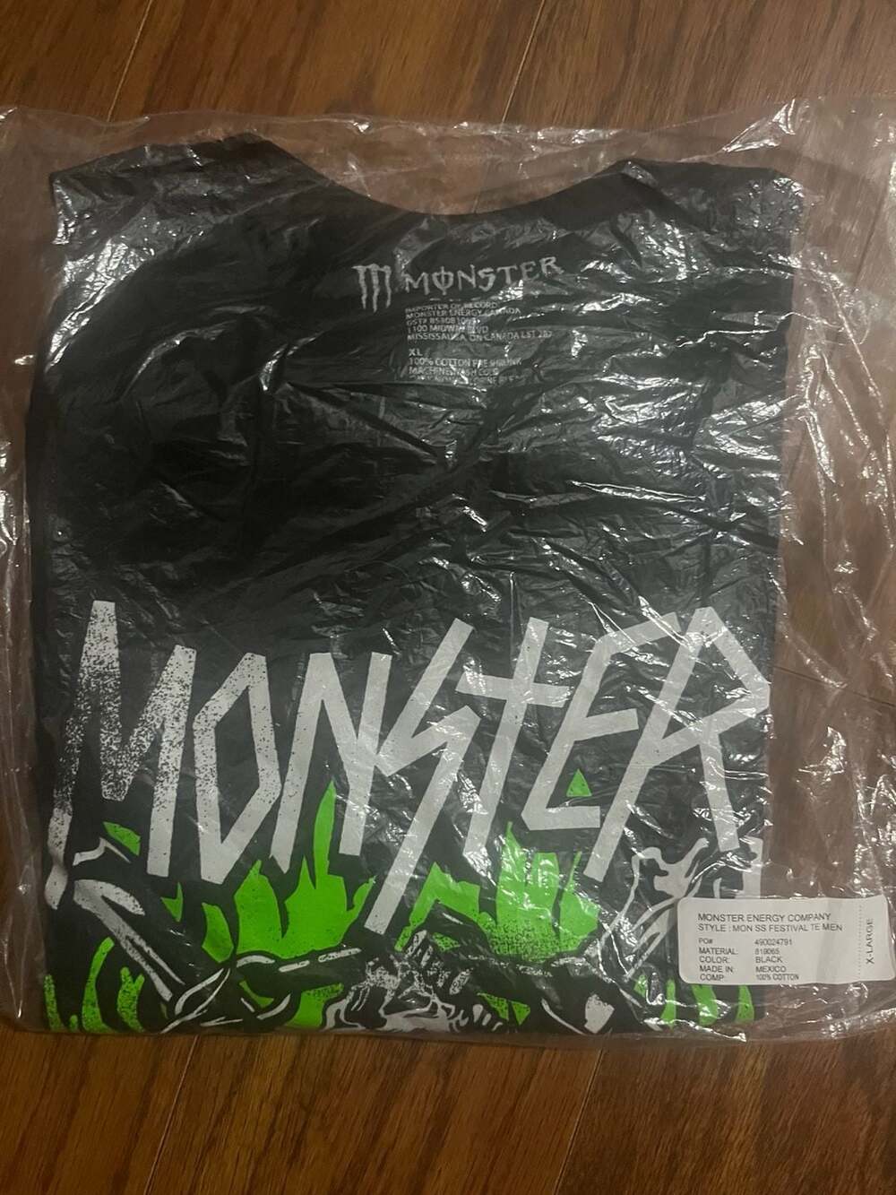 Monster Energy Men's Festival Skull Graphic T-Shirt